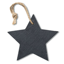 Load image into Gallery viewer, Star-shaped blackboard with a string on a white background
